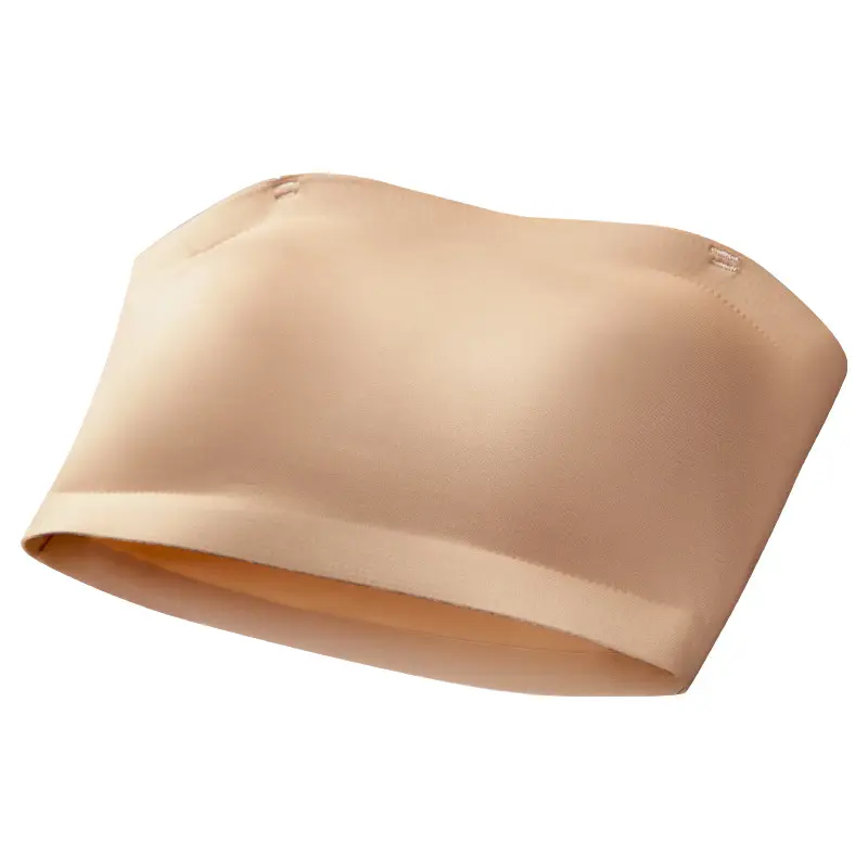102 Summer Seamless Non-Slip Invisible Thin Strapless Bra for Women with Small Bust, Push-Up Bra, Tube Top