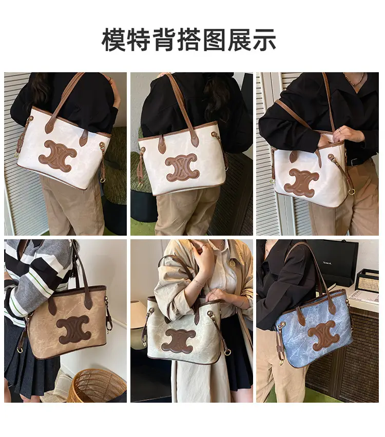 Cross-Border 2026 Tan Embroidered Shoulder Bag for Women — feature 3
