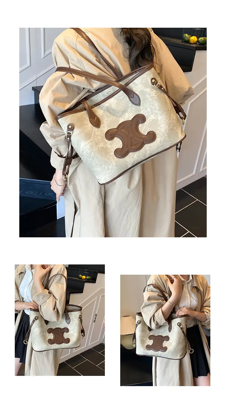 Cross-Border 2026 Tan Embroidered Shoulder Bag for Women — feature 5