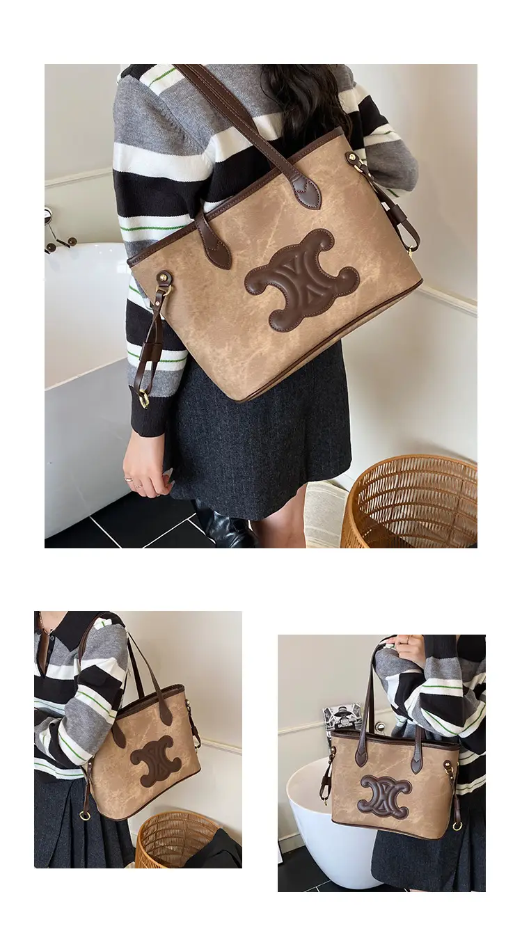 Cross-Border 2026 Tan Embroidered Shoulder Bag for Women — feature 7