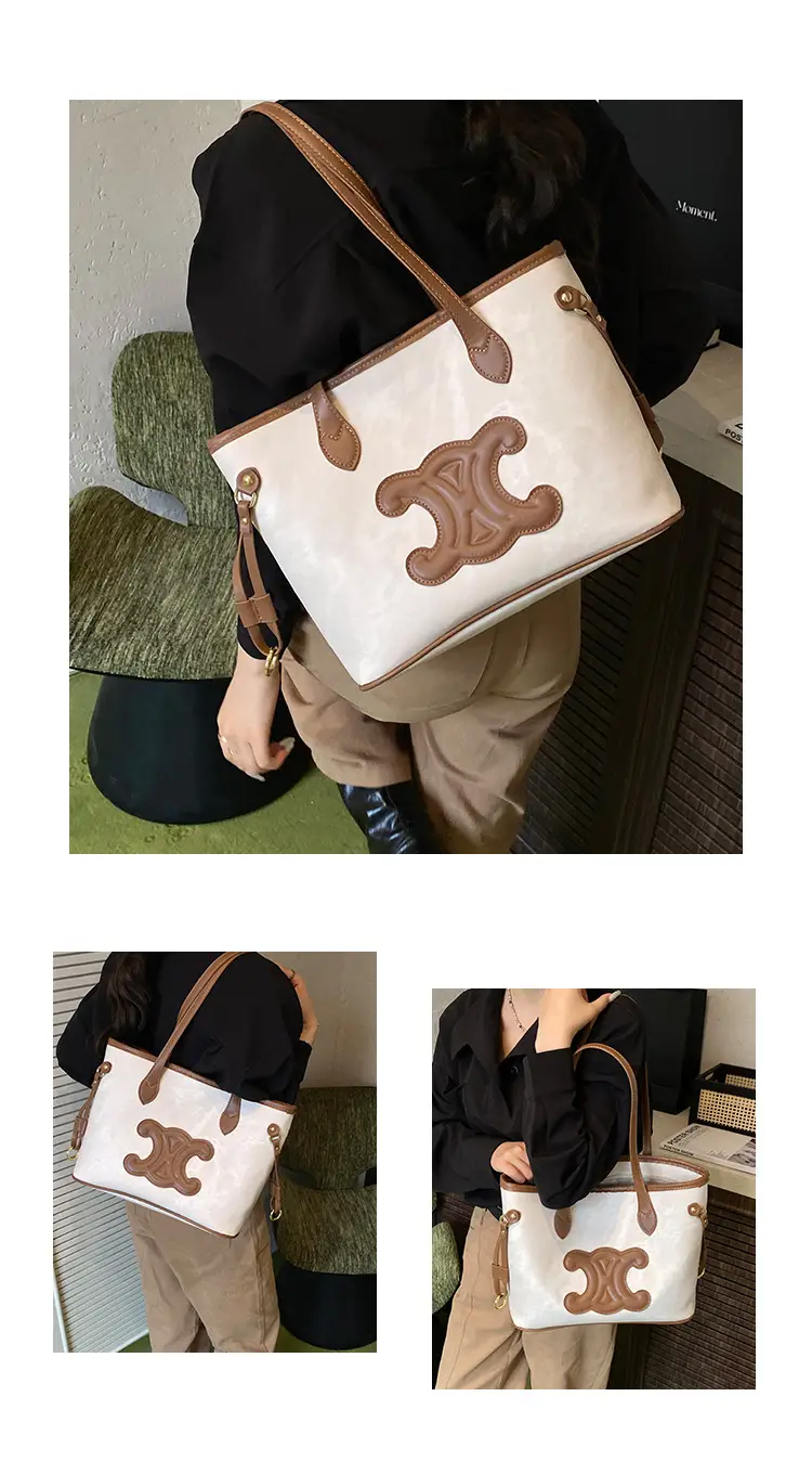 Cross-Border 2026 Tan Embroidered Shoulder Bag for Women — feature 8