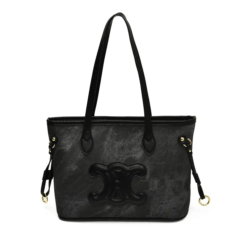 Cross-Border 2026 Tan Embroidered Shoulder Bag for Women