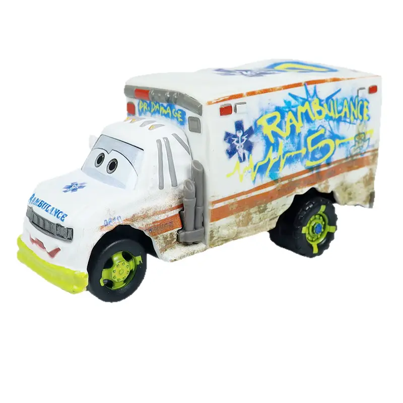 Cars 3 Lightning Mcqueen Toy Die-Cast Alloy Car Mr. Incredible Avi Crash Car Model