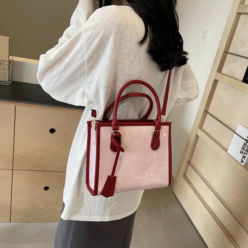 Women 2024 New Large Capacity Commuter Bag Shoulder Bag Tote - Image 6