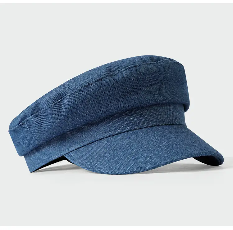 Navy British Style Duck Tongu Hat for Men — feature 7