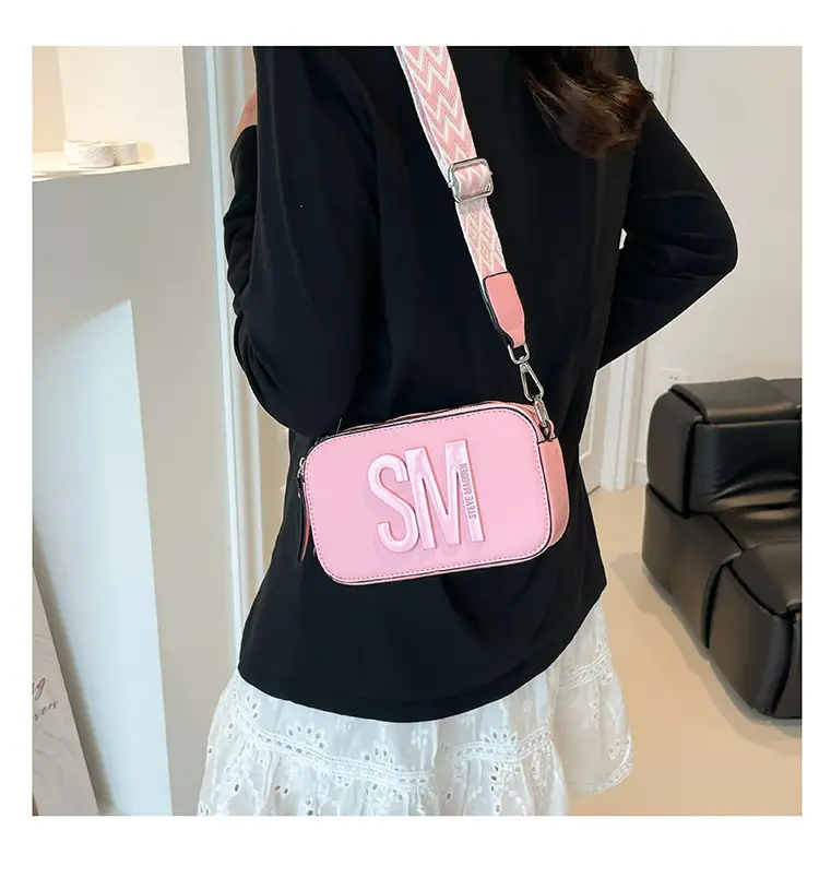 Women's Yellow Embroidered Crossbody Bag with SPF57 Design — feature 16