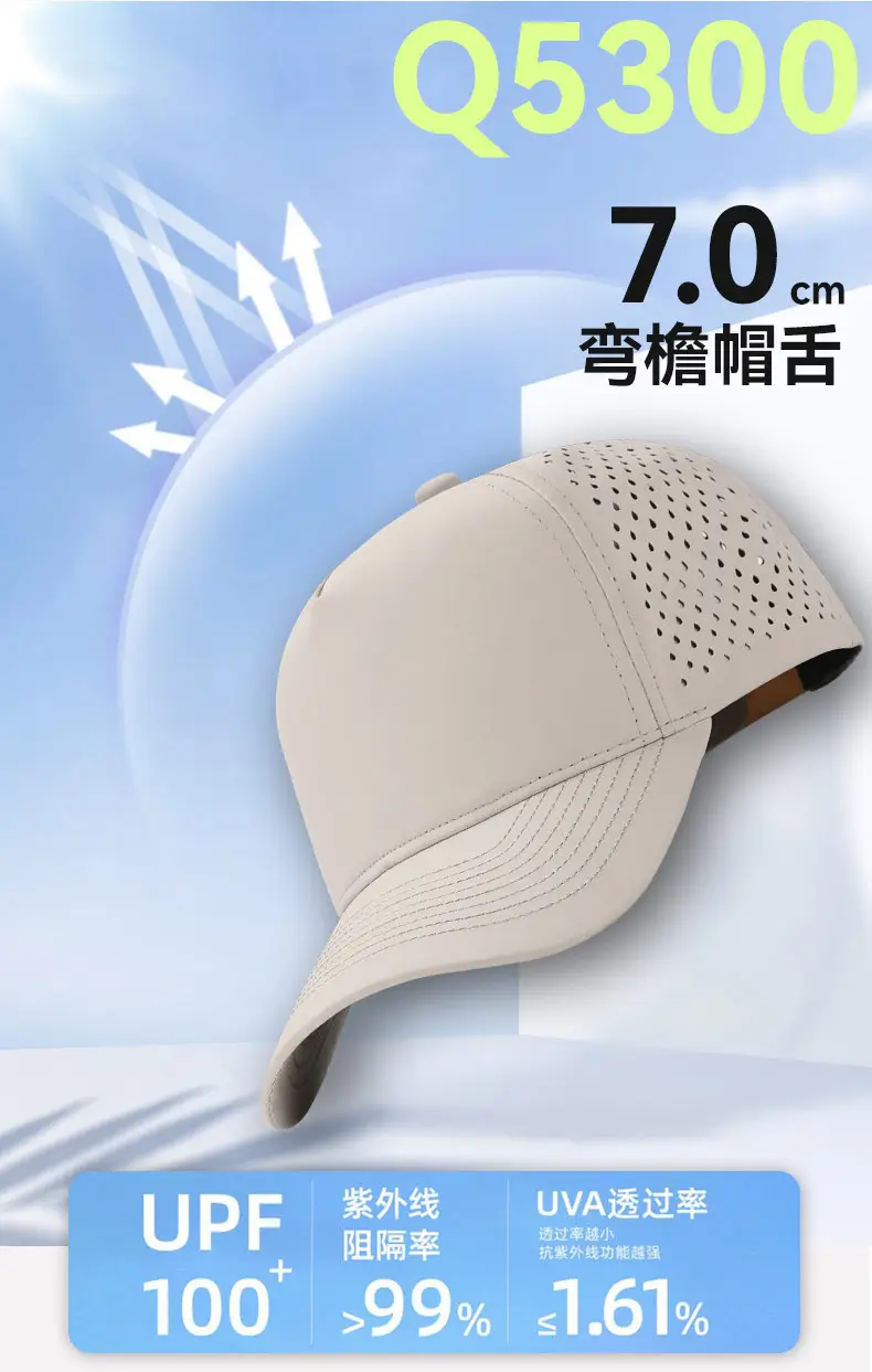Grey Waterproof Baseball Cap for Women β feature 4