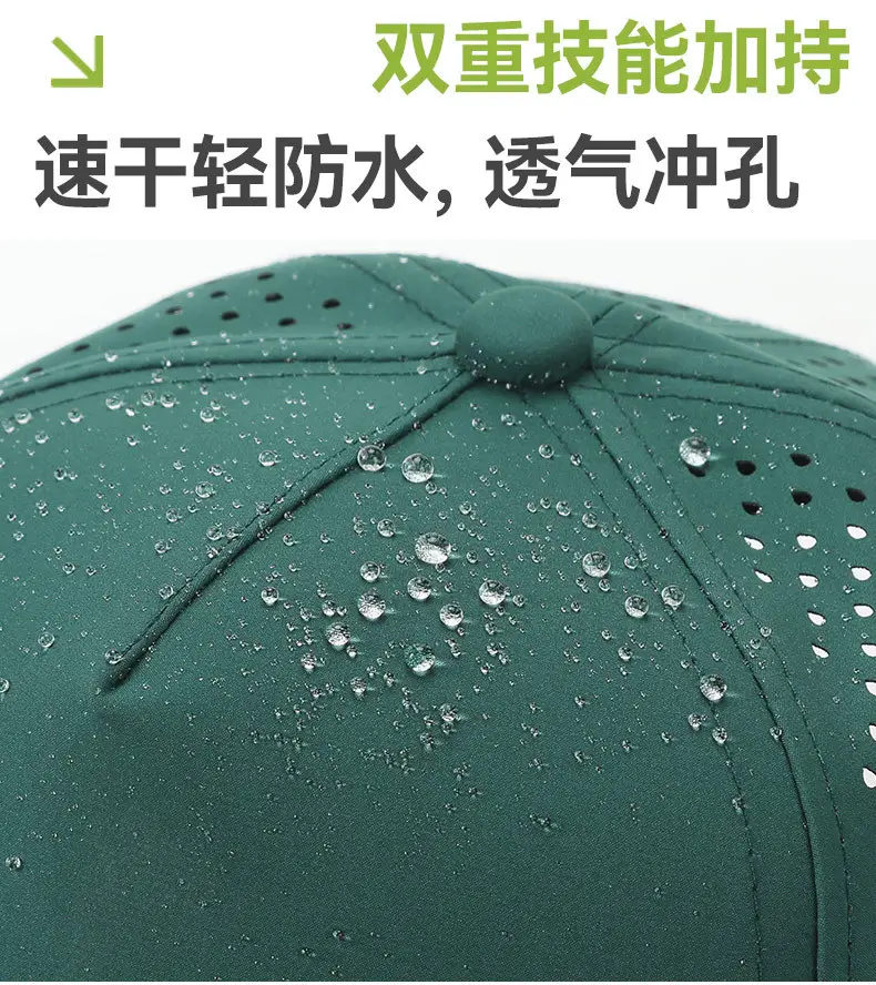 Grey Waterproof Baseball Cap for Women β feature 8