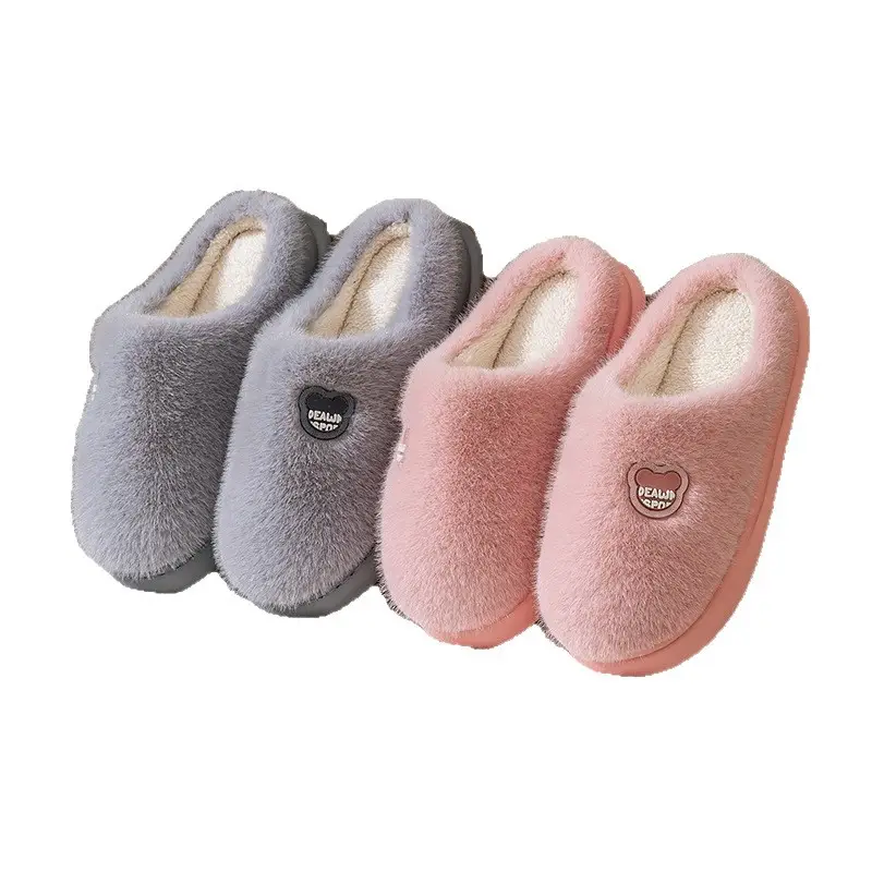 Factory Direct Sales Home Cotton Slippers Autumn and Winter Warm Thick-Soled Plush Cotton Slippers Home Indoor Household Couple Cotton Slippers - Image 10
