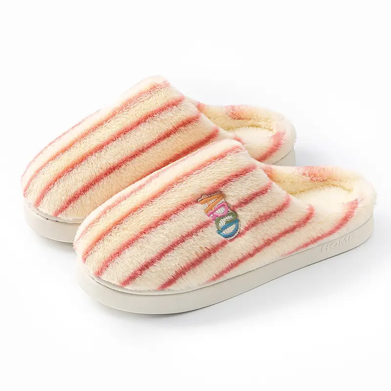 Women Plaid Fleece Lined Slippers Autumn Winter 2025 - Image 15