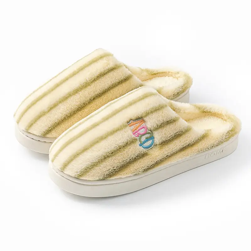 Women Plaid Fleece Lined Slippers Autumn Winter 2025 - Image 16