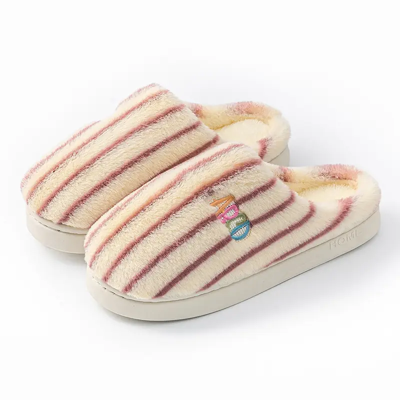 Women Plaid Fleece Lined Slippers Autumn Winter 2025 - Image 17