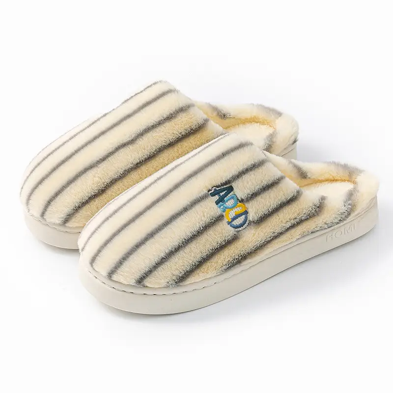 Women Plaid Fleece Lined Slippers Autumn Winter 2025 - Image 18