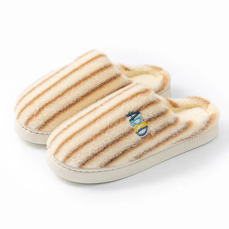 Women Plaid Fleece Lined Slippers Autumn Winter 2025 - Image 19