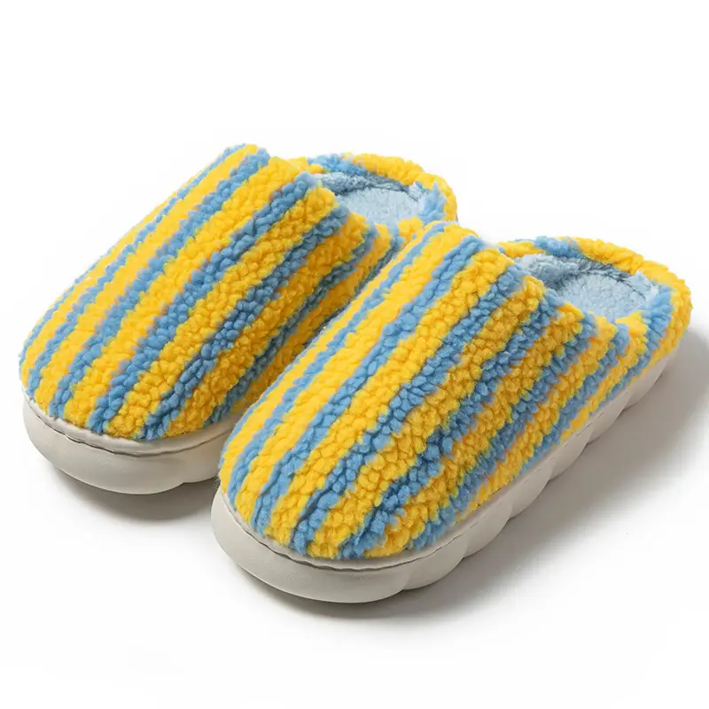 Women Plaid Fleece Lined Slippers Autumn Winter 2025 - Image 20