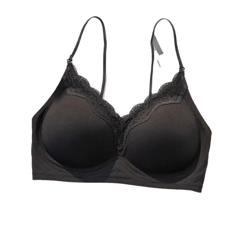 Sofitel Lace Lifting Bra Soft Support Push-Up Seamless Breast Reduction Semi-Fixed Cup Layered Underwear for Women