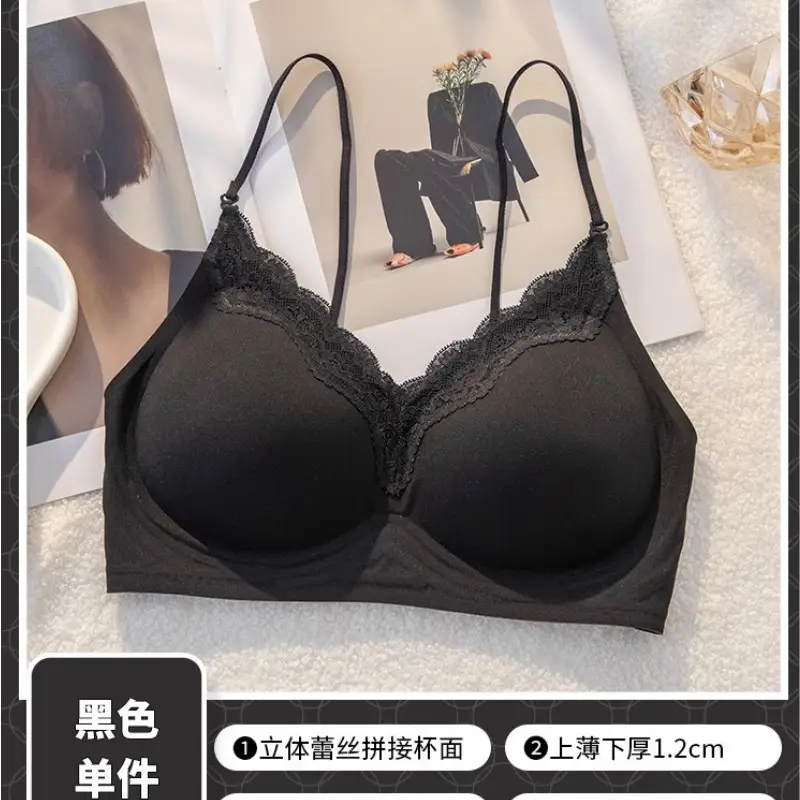 Sofitel Lace Lifting Bra Soft Support Push-Up Seamless Breast Reduction Semi-Fixed Cup Layered Underwear for Women