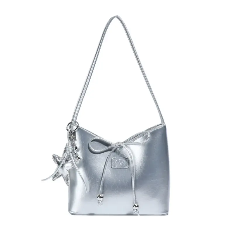 Silver High-End Women's Shoulder Bag 2025 - Image 3