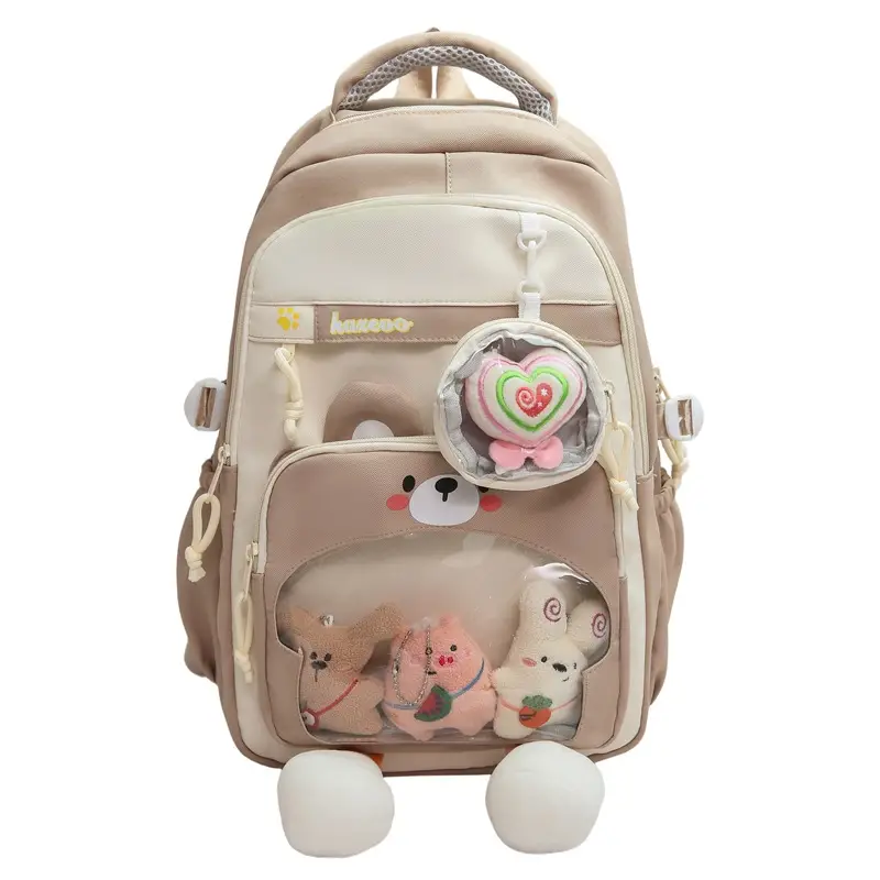Korean Style Transparent Shoulder Bag Large Capacity Student Crossbody Bag - Image 2