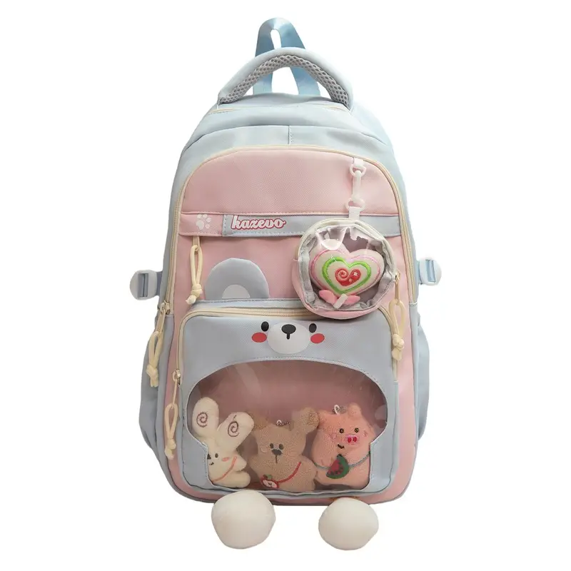 Korean Style Transparent Shoulder Bag Large Capacity Student Crossbody Bag - Image 4