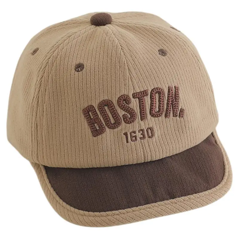 Kids Boston Letter Baseball Caps for Spring & Autumn - Image 10
