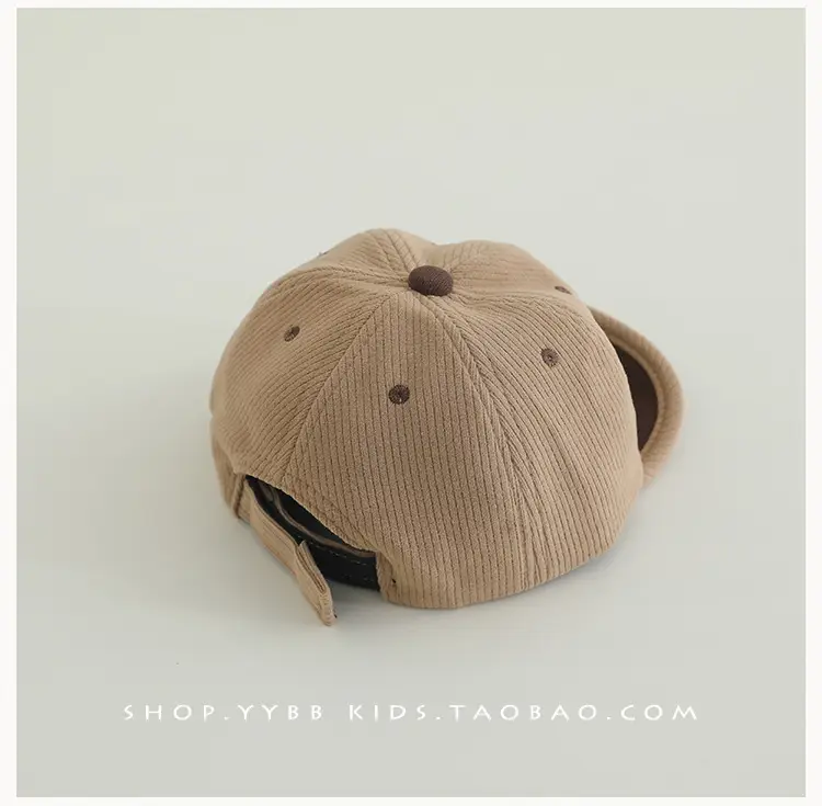 Kids Boston Letter Baseball Caps for Spring & Autumn — feature 6