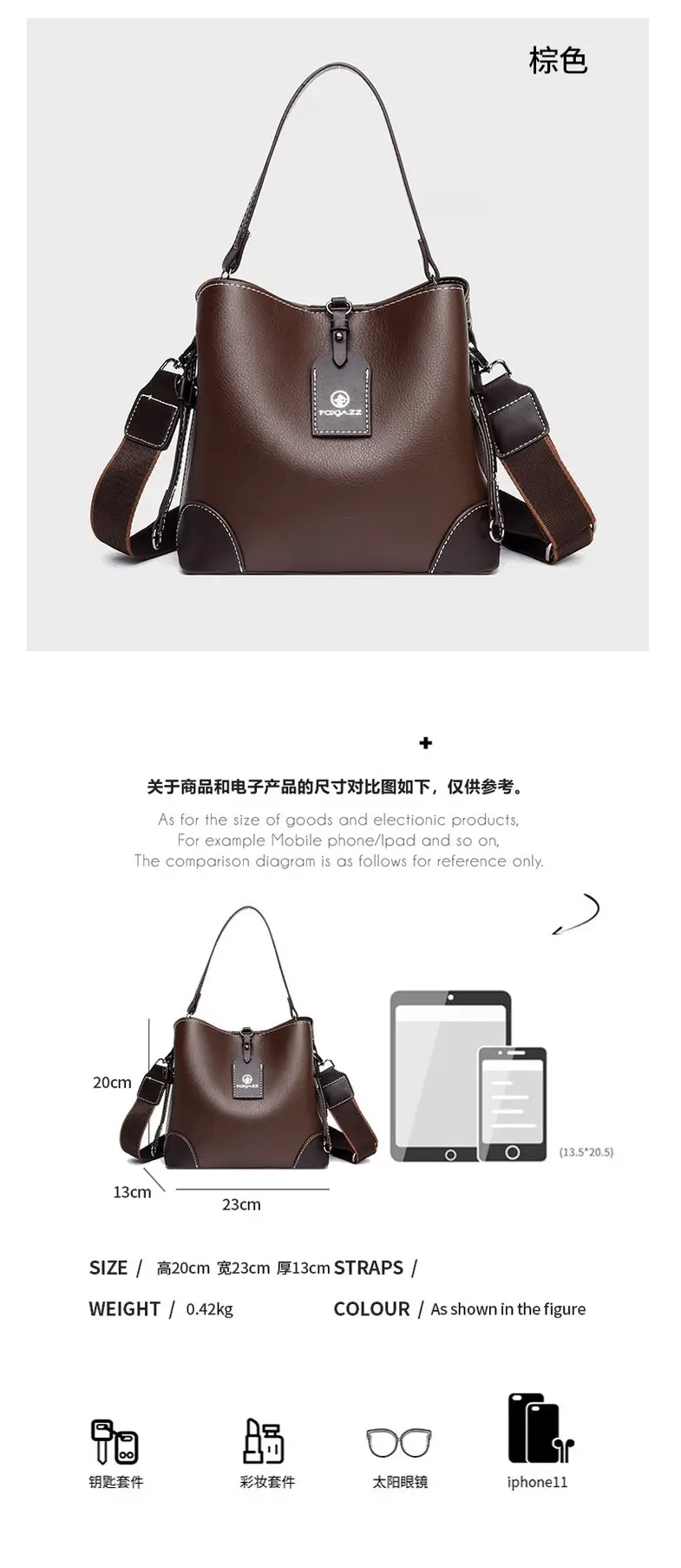 Women Retro Crossbody Bag Black 2026 — feature 3
