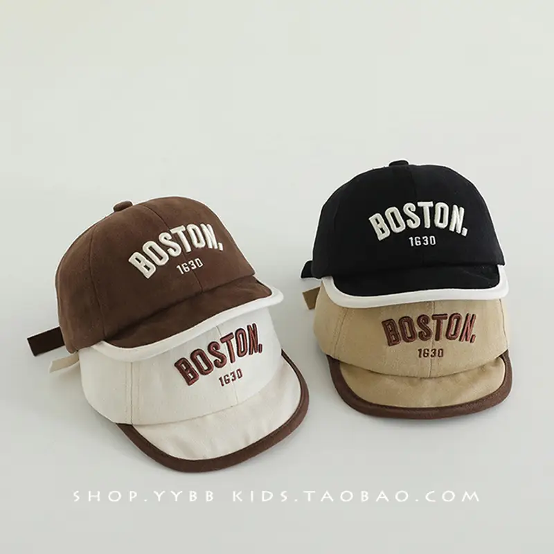 Boston 1630 Letter Baseball Cap for Men Women - Image 8