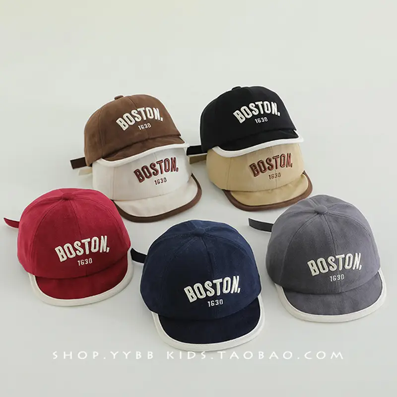 Boston 1630 Letter Baseball Cap for Men Women - Image 9