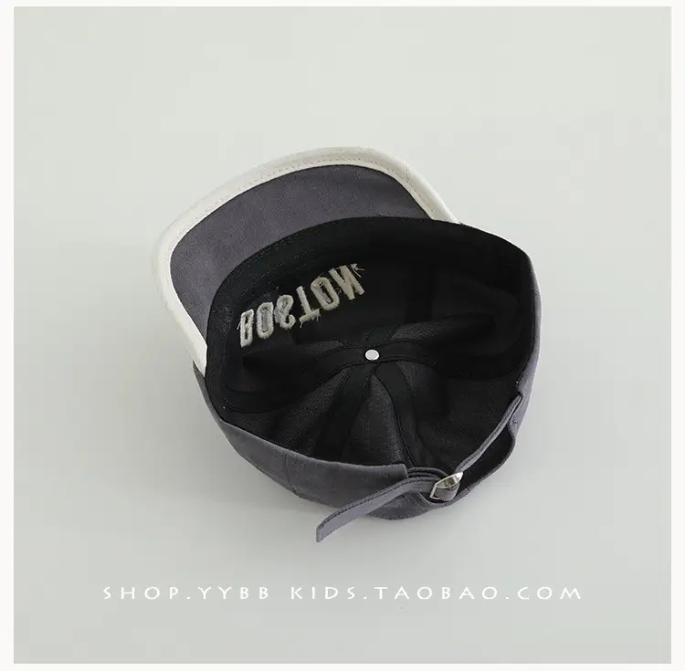 Boston 1630 Letter Baseball Cap for Men Women — feature 5