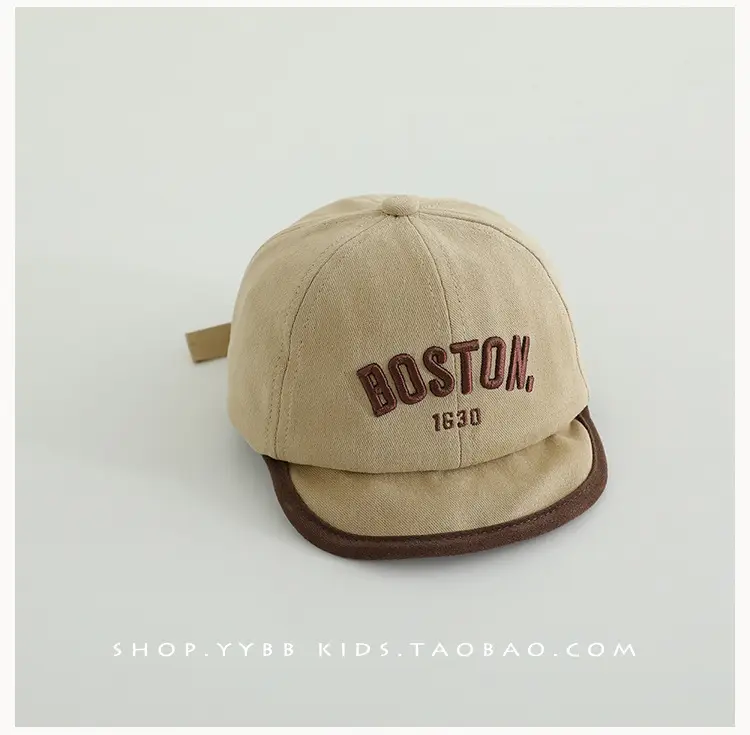 Boston 1630 Letter Baseball Cap for Men Women — feature 8