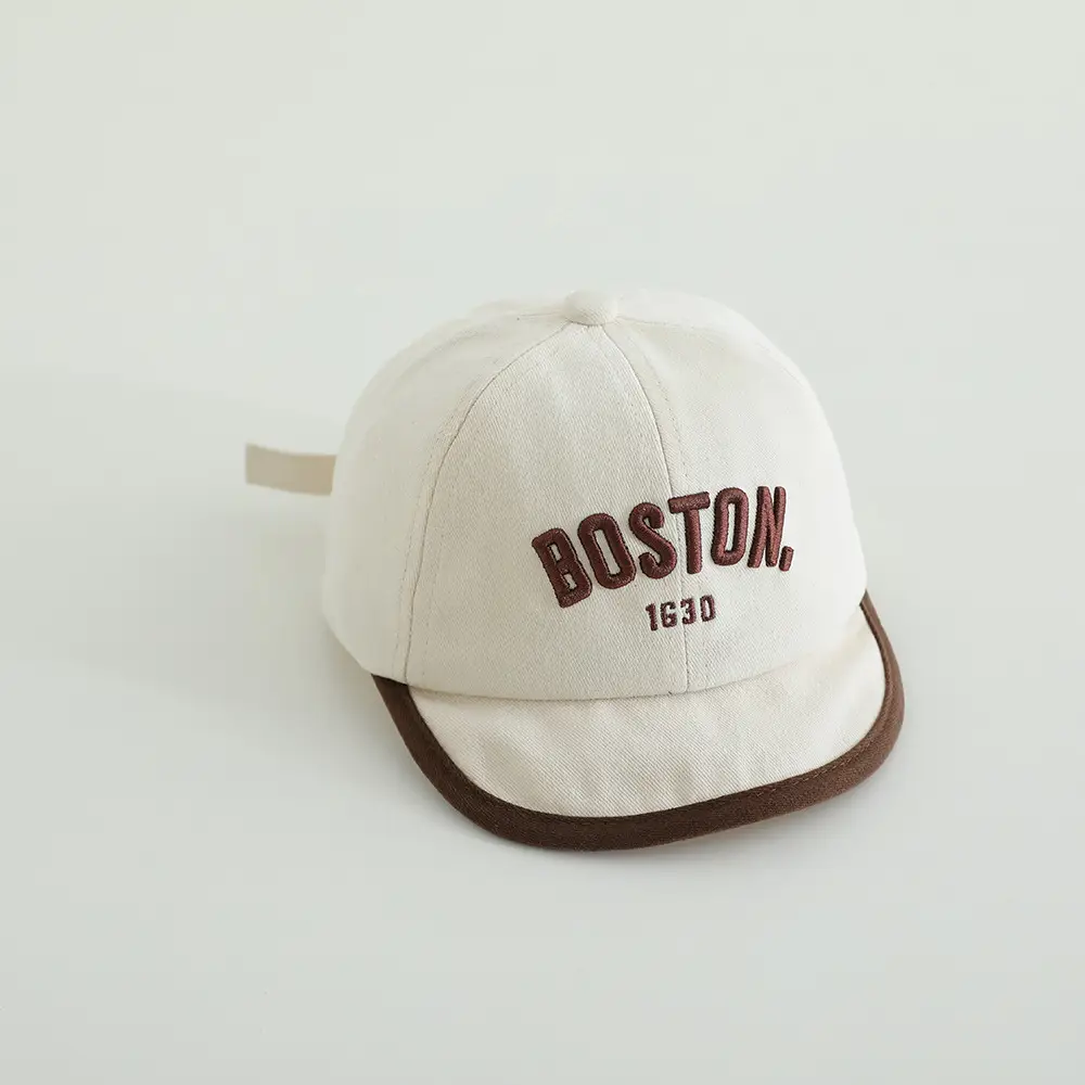 Boston 1630 Letter Baseball Cap for Men Women - Image 2