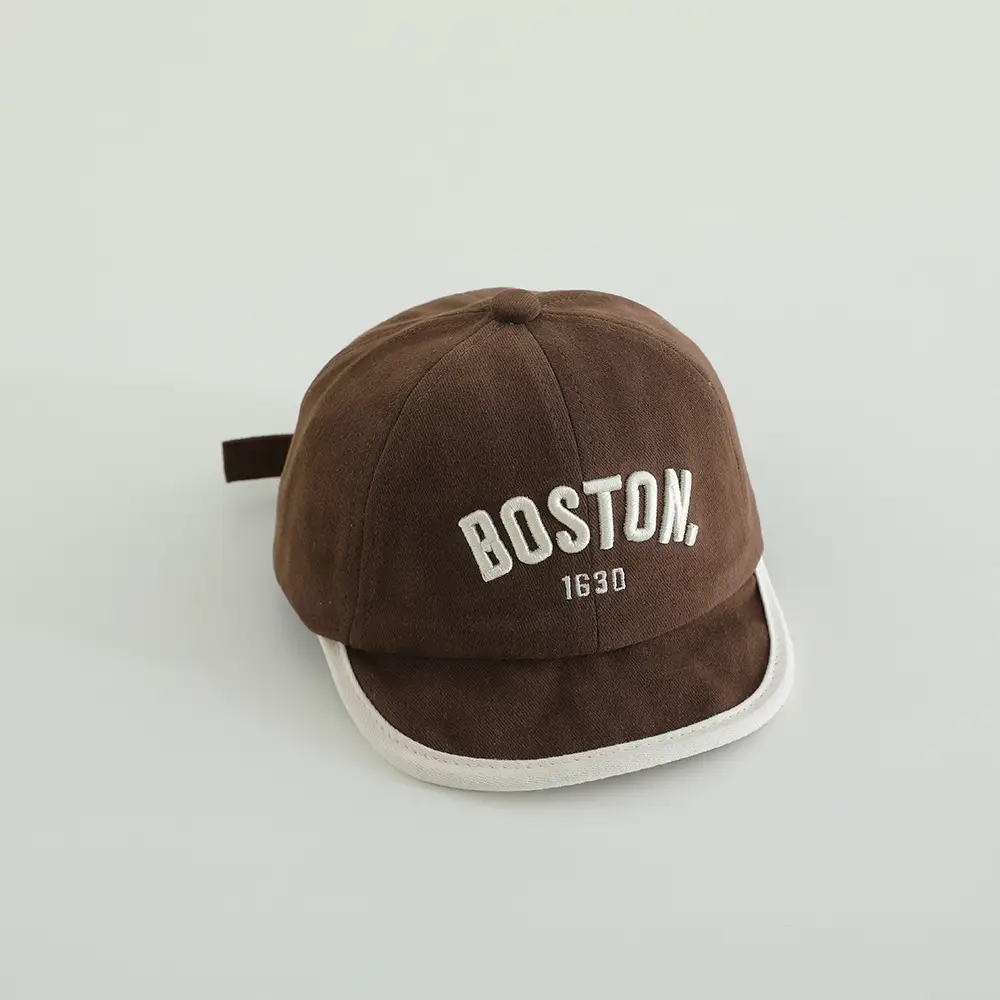 Boston 1630 Letter Baseball Cap for Men Women - Image 3