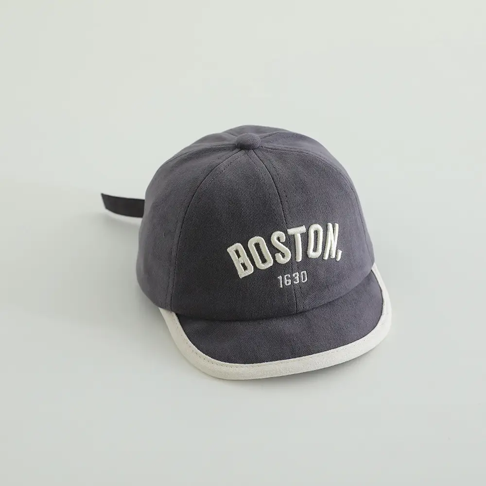 Boston 1630 Letter Baseball Cap for Men Women - Image 4