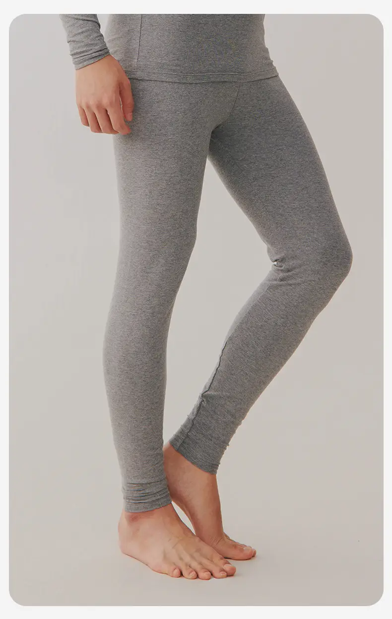 Class a Skin-Friendly Cotton Men's Pure Cotton Base Layer Autumn Pants Thin Antibacterial Brushed Cotton Underpants Single Piece Winter — feature 13