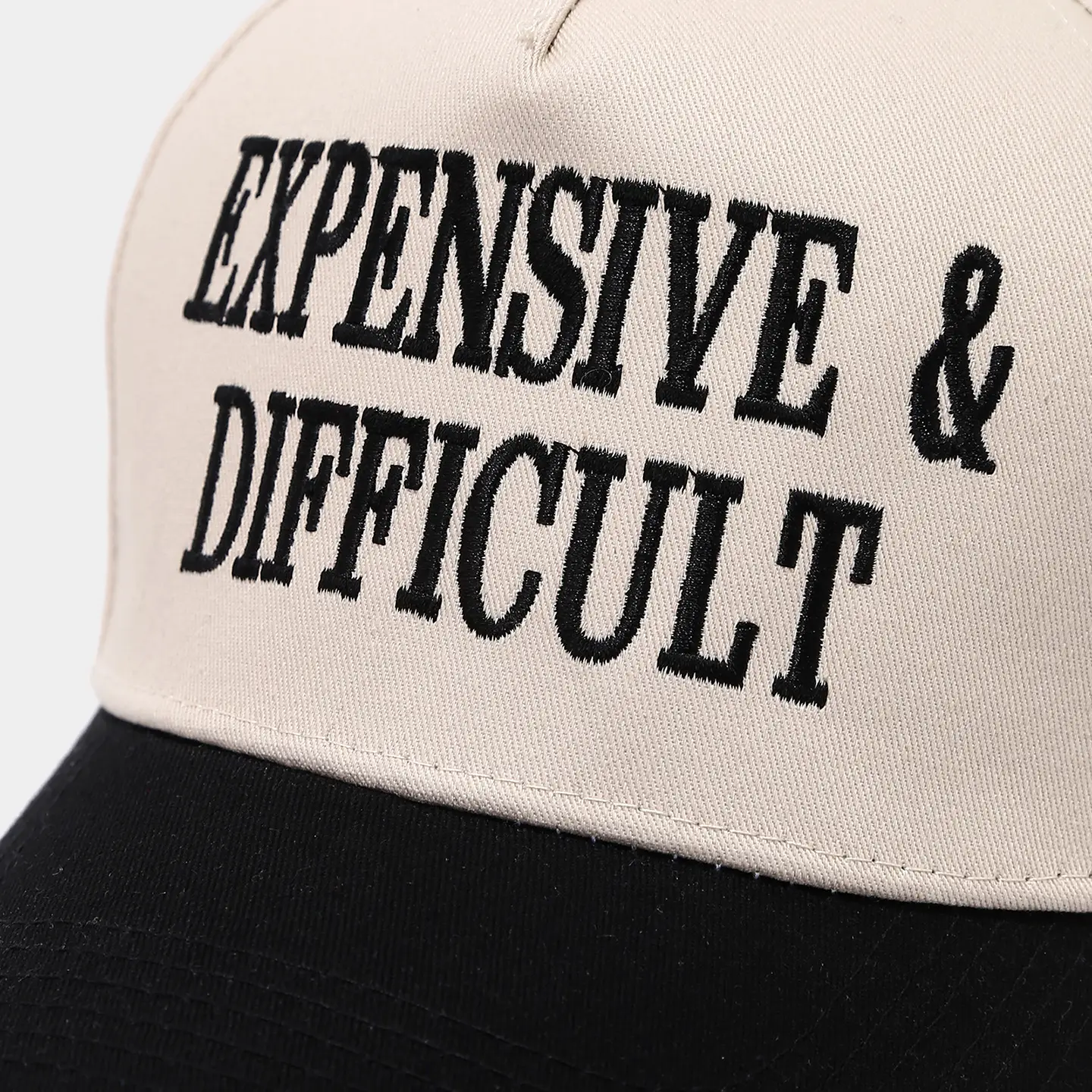 2025 Autumn Letter Patchwork Baseball Cap Beige Blue Men Women