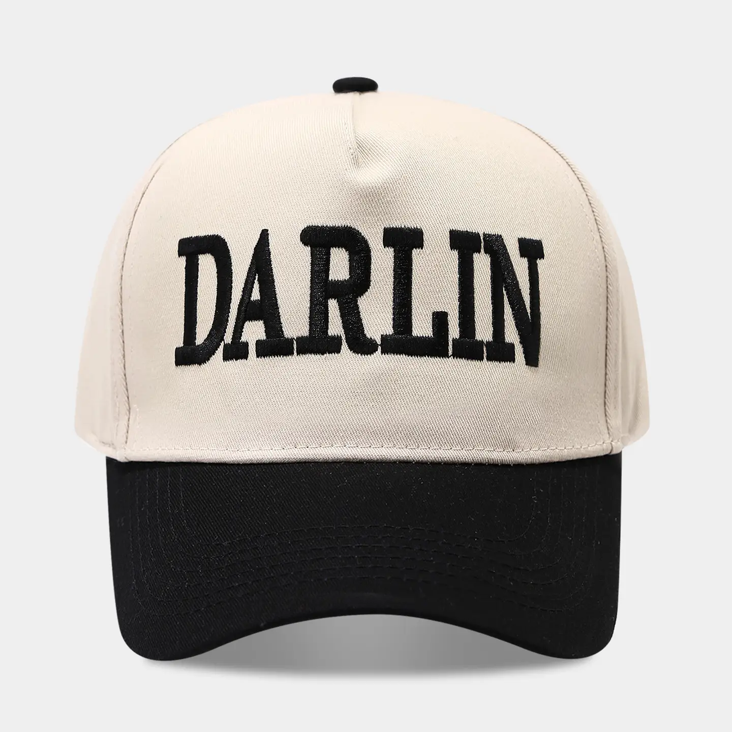 2025 Autumn Letter Patchwork Baseball Cap Beige Blue Men Women — feature 10