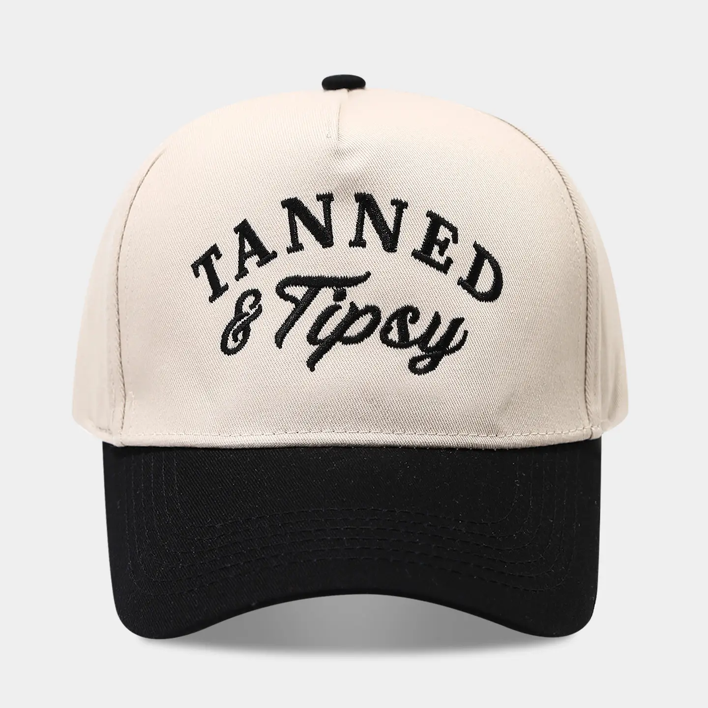 2025 Autumn Letter Patchwork Baseball Cap Beige Blue Men Women — feature 12