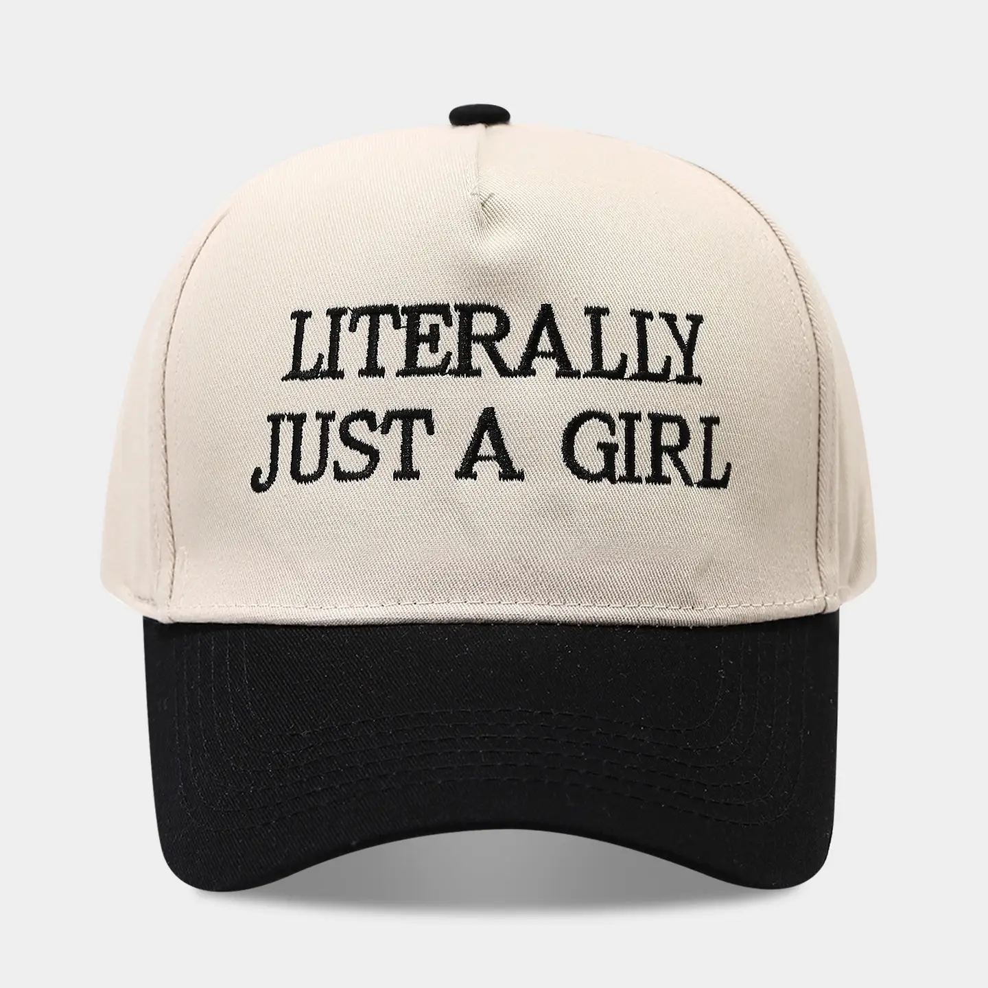 2025 Autumn Letter Patchwork Baseball Cap Beige Blue Men Women — feature 7