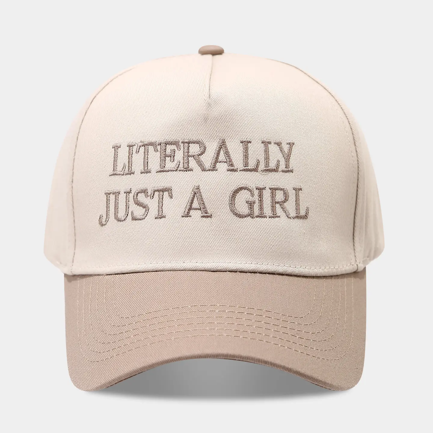 2025 Autumn Letter Patchwork Baseball Cap Beige Blue Men Women