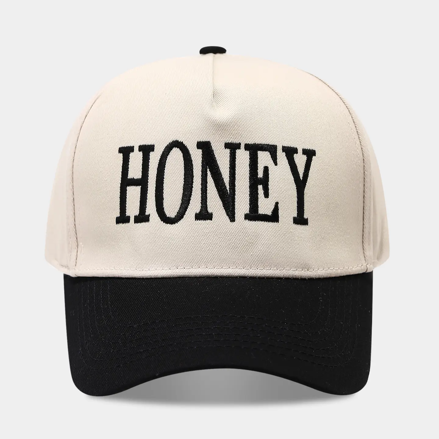 2025 Autumn Letter Patchwork Baseball Cap Beige Blue Men Women