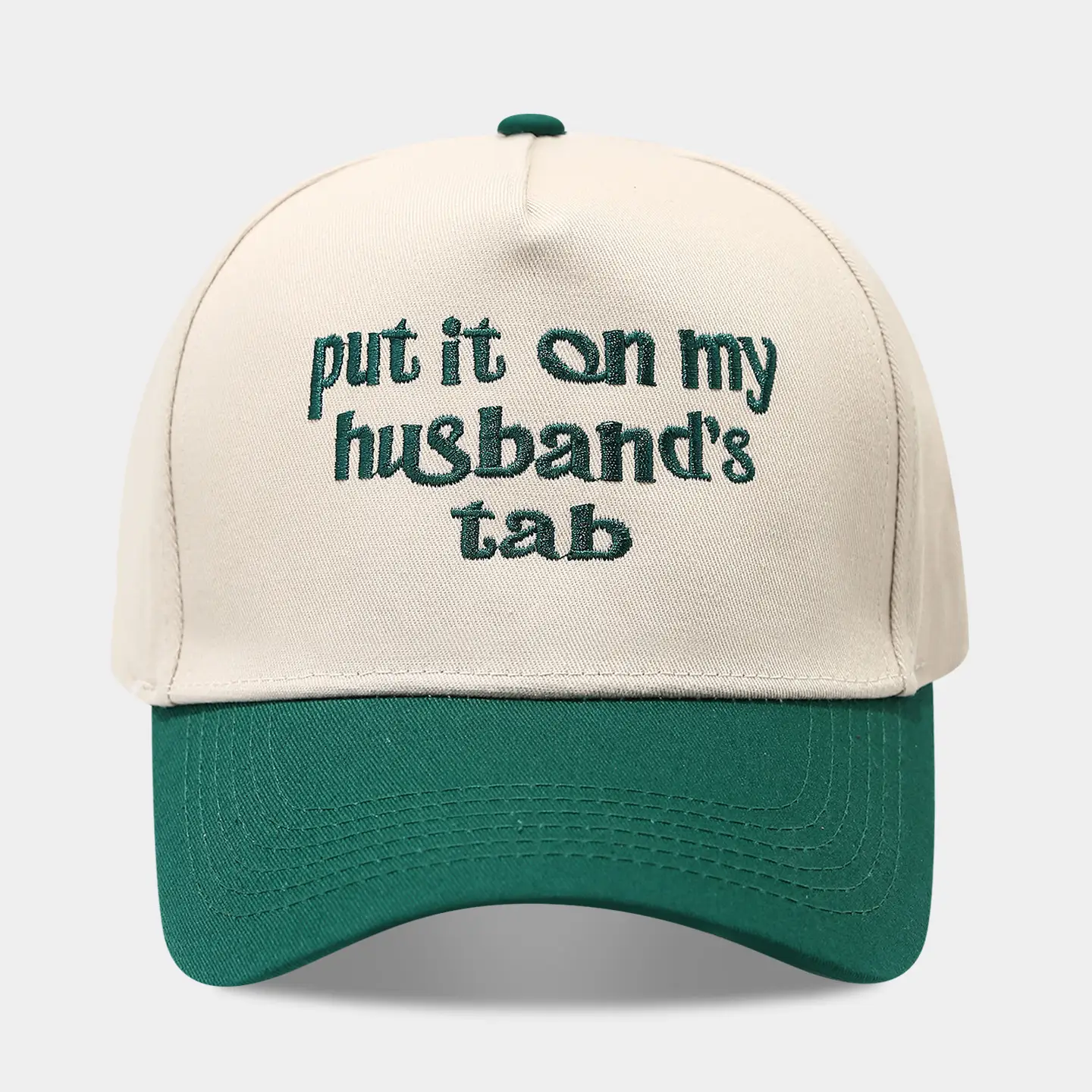 2025 Autumn Letter Patchwork Baseball Cap Beige Blue Men Women