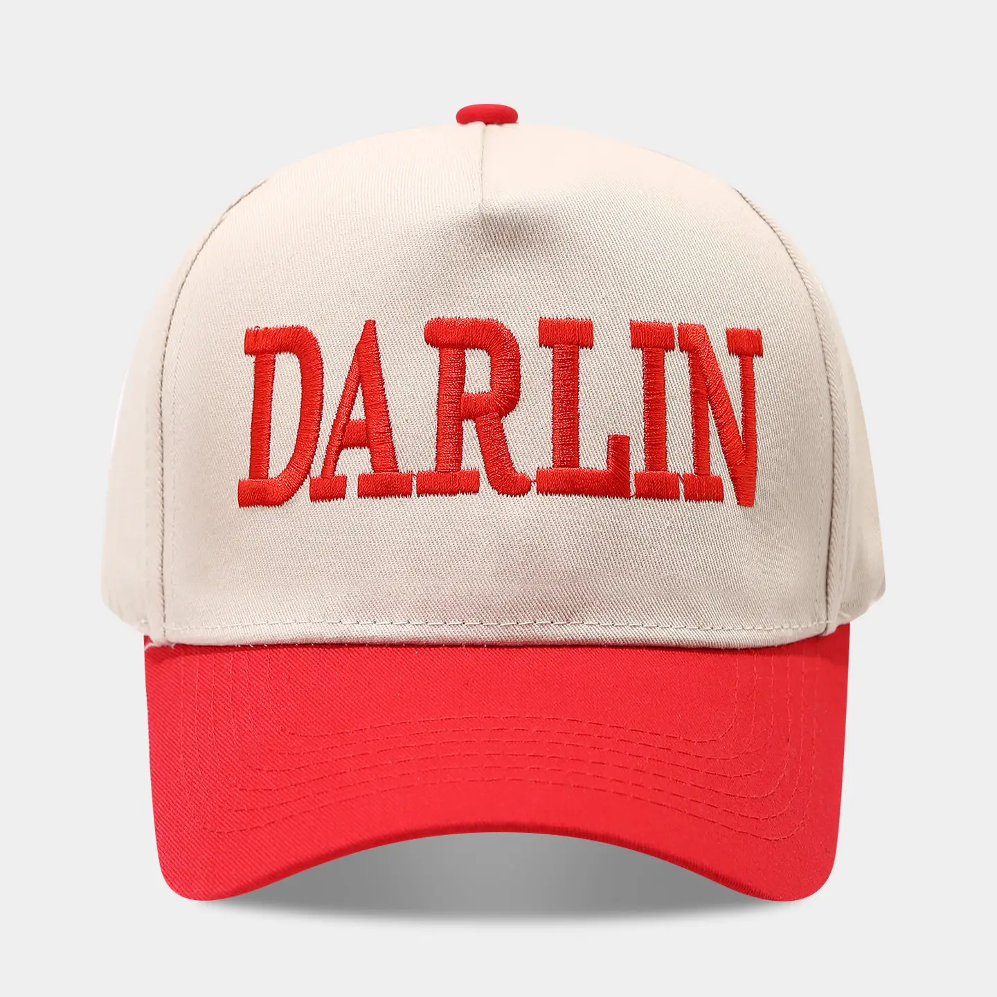 2025 Autumn Letter Patchwork Baseball Cap Beige Blue Men Women