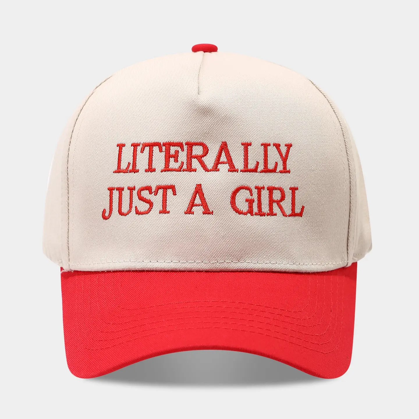 2025 Autumn Letter Patchwork Baseball Cap Beige Blue Men Women