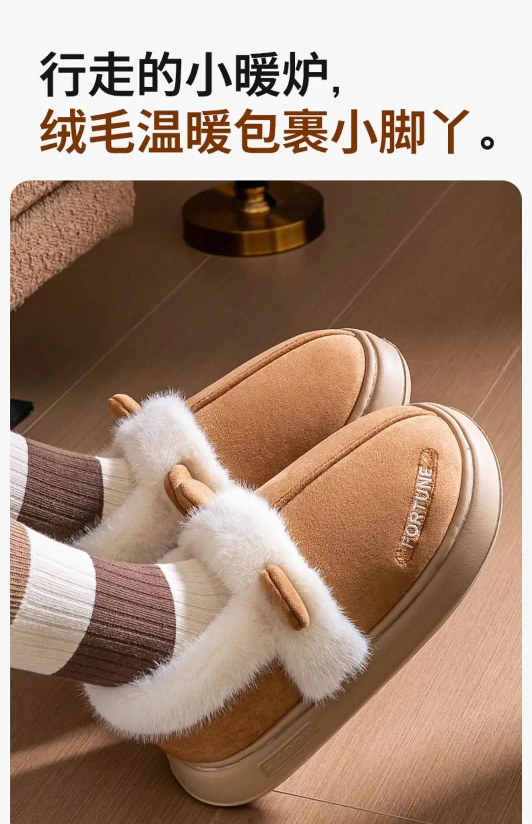 Snow Boots for Women 2025 New Winter Indoor Home Thick-Soled Fleece-Lined Thickeneded Household Waterproof Cotton Shoes for Women to Wear Outside — feature 16