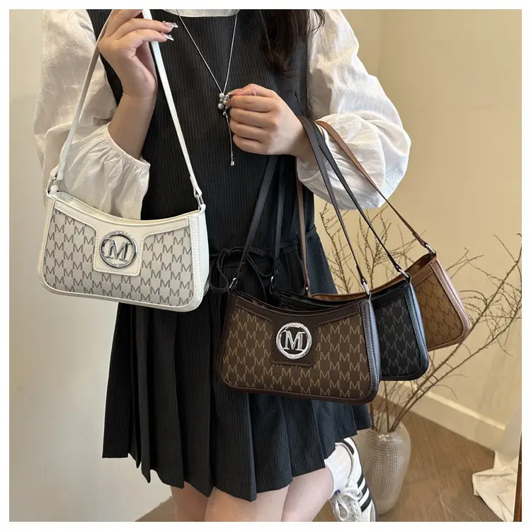 M Logo Textured Shoulder Bag New 2025 — feature 14