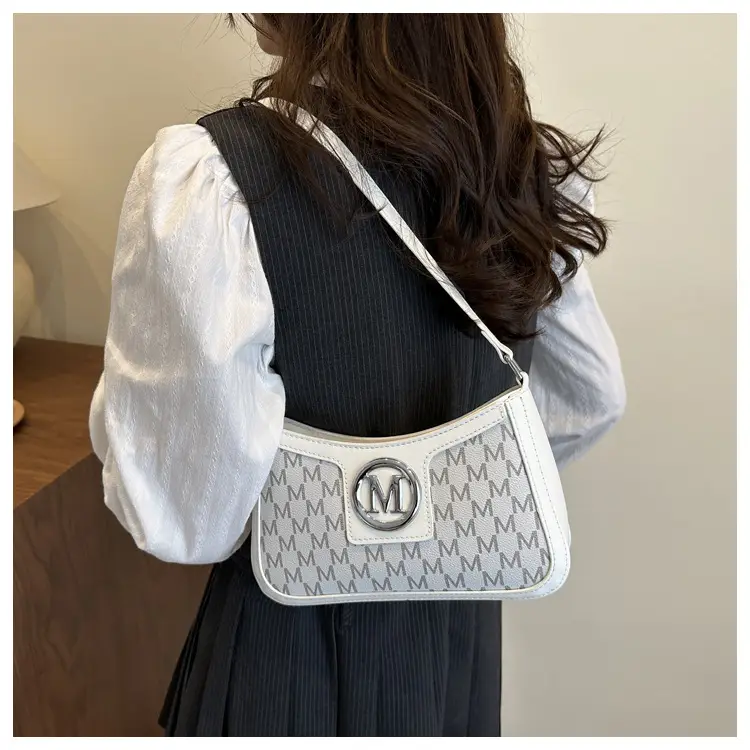 M Logo Textured Shoulder Bag New 2025 — feature 18