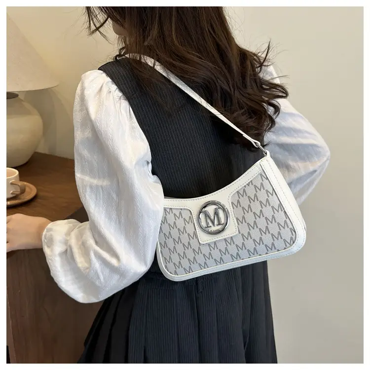 M Logo Textured Shoulder Bag New 2025 — feature 19
