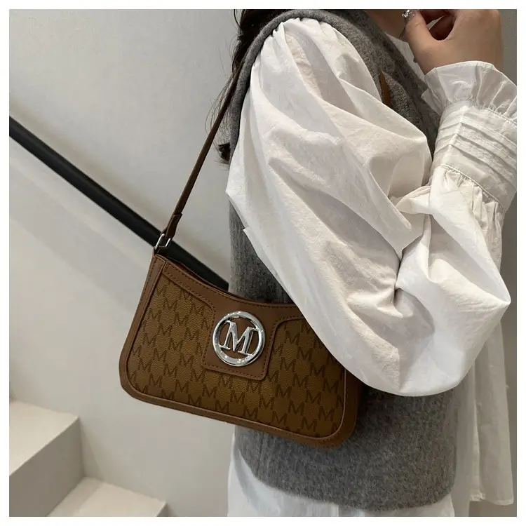 M Logo Textured Shoulder Bag New 2025 — feature 23