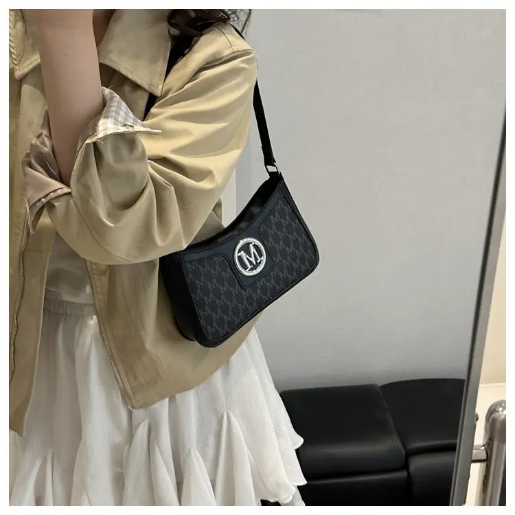 M Logo Textured Shoulder Bag New 2025 — feature 30